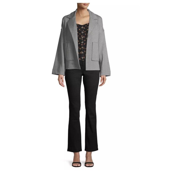 Time and Tru Women's Size XXL (20) Open Coatigan Gray With Front Pockets - Picture 2 of 12